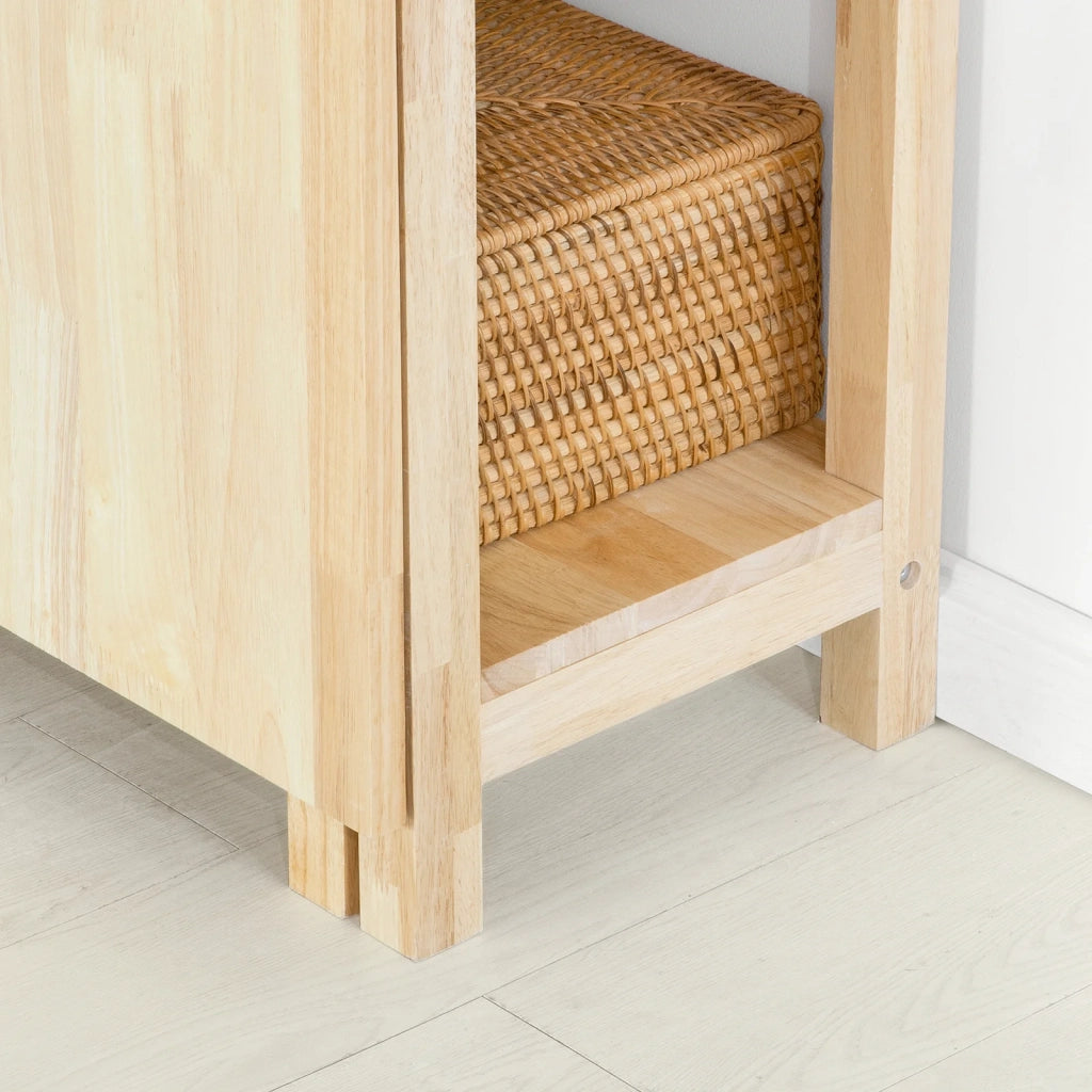 Tavolo Cucina Piccolo Tavolo da Cucina Allungabile Tavolino da Pranzo Credenza Scaffale tavolini pieghevoli FWT70-N