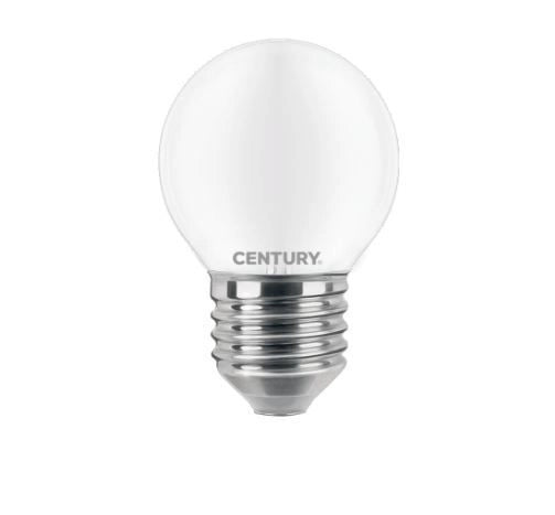 Century Lampadina Led Saten Sfera E27 4W 470lm 6000k