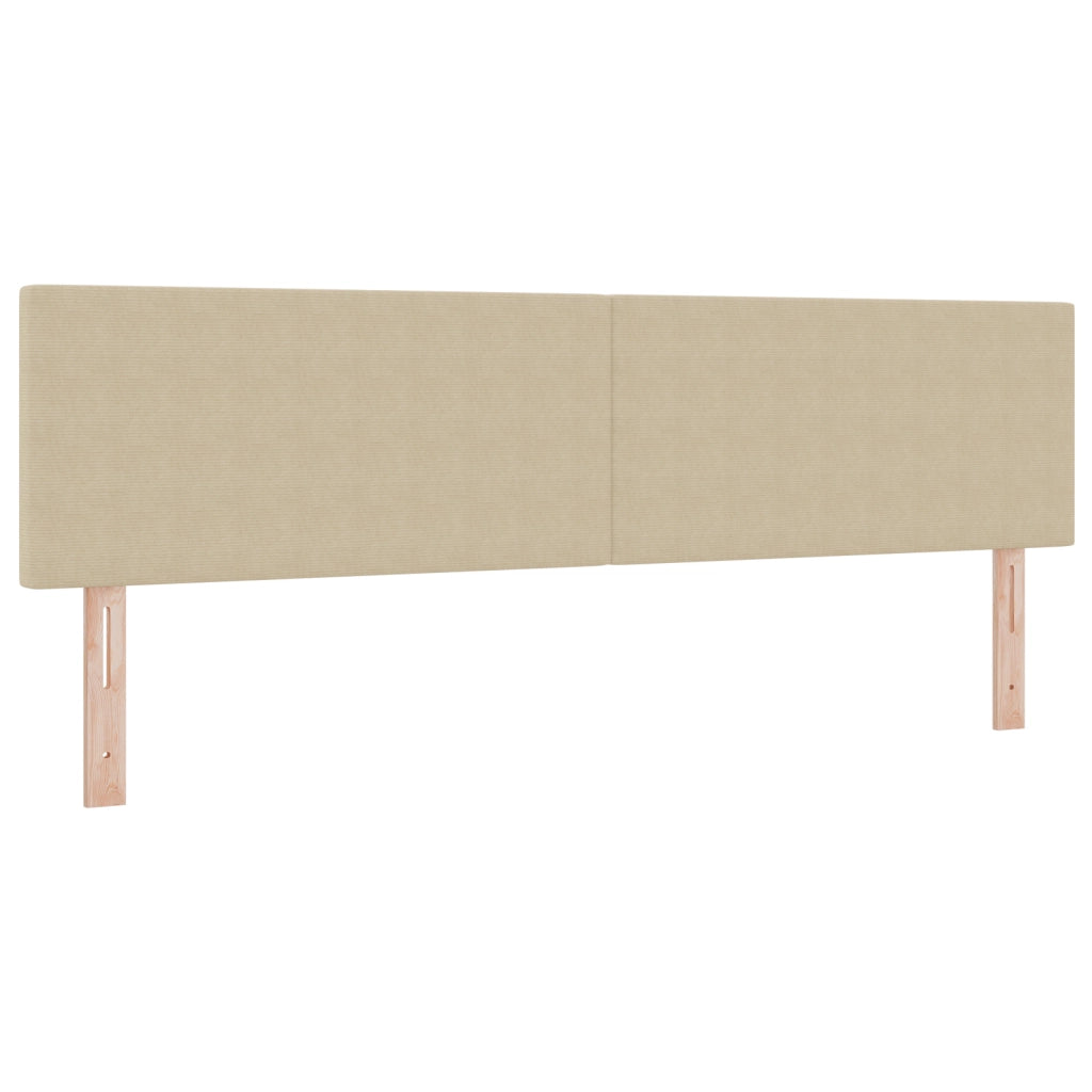 Testiera  Design Semplice Verde Chiaro Grigio 180 cm Tessuto in Velluto