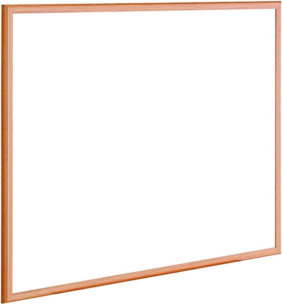 Tavolo Neri con Cornice in Legno Naturale - 40 x 30 cm - Superficie Melamina