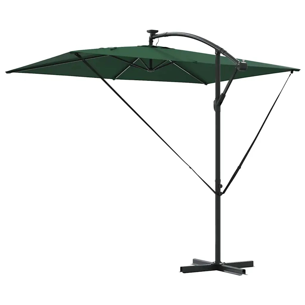 Ombrellone Verde 294 x 200 x 270 cm Poliestere e Alluminio 42003392