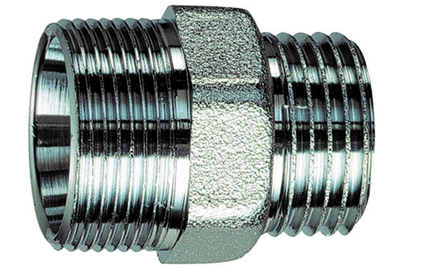 NIPPLE MASCHIO CROMATO PER RAME (FAR)- 3/8- FAR- pezzi 1