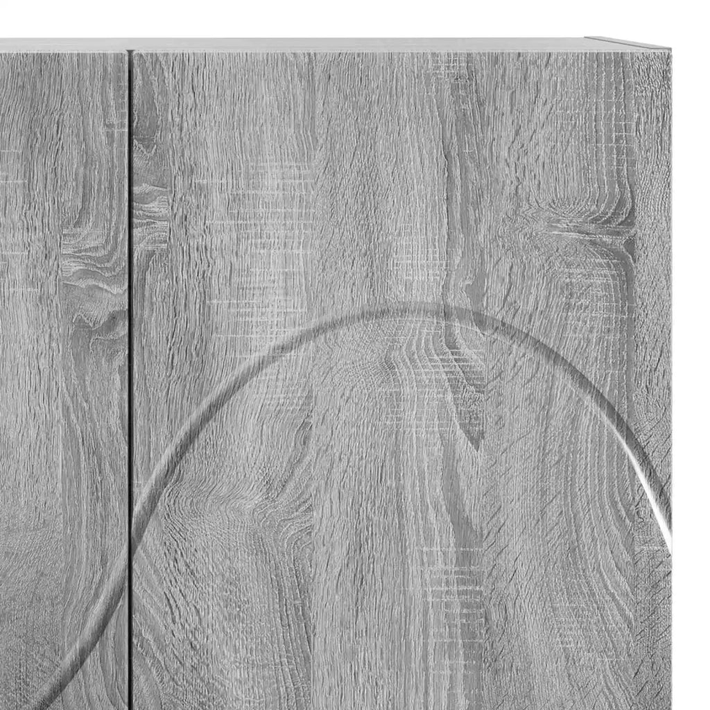 Credenza Sonoma grigio 79 x 41 x 151 cm Legno ingegnerizzato 3433115