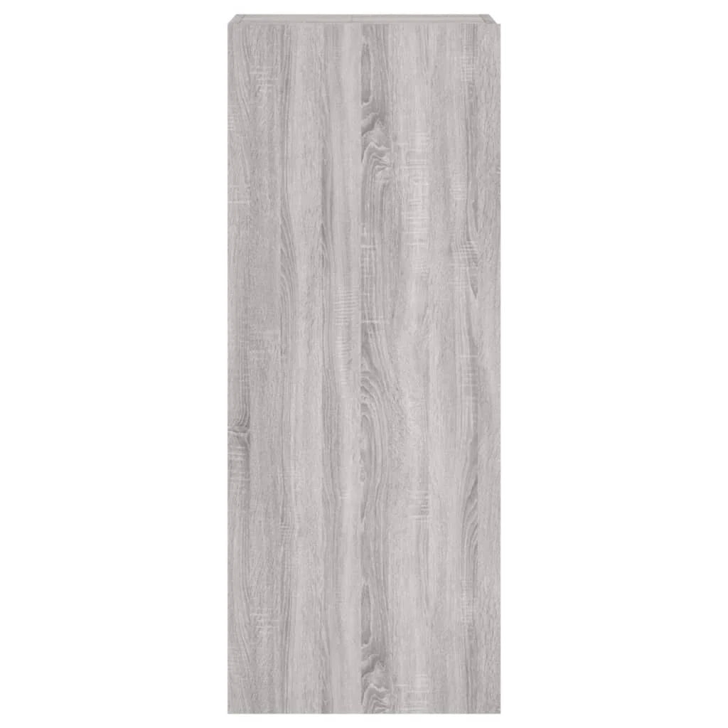 Mobile TV multimediale mensola TV credenza TV sala da pranzo soggiorno camera da letto a parete legno Sonoma 40,5 x 30 x 102 cm grigio 02_0028183