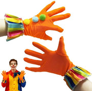 Manopole clown colorate - Accessorio per costume - Carnevale - Halloween - Festa - Materiale di alta qualità poliestere - Buon comfort durante il porto - Costume da clown