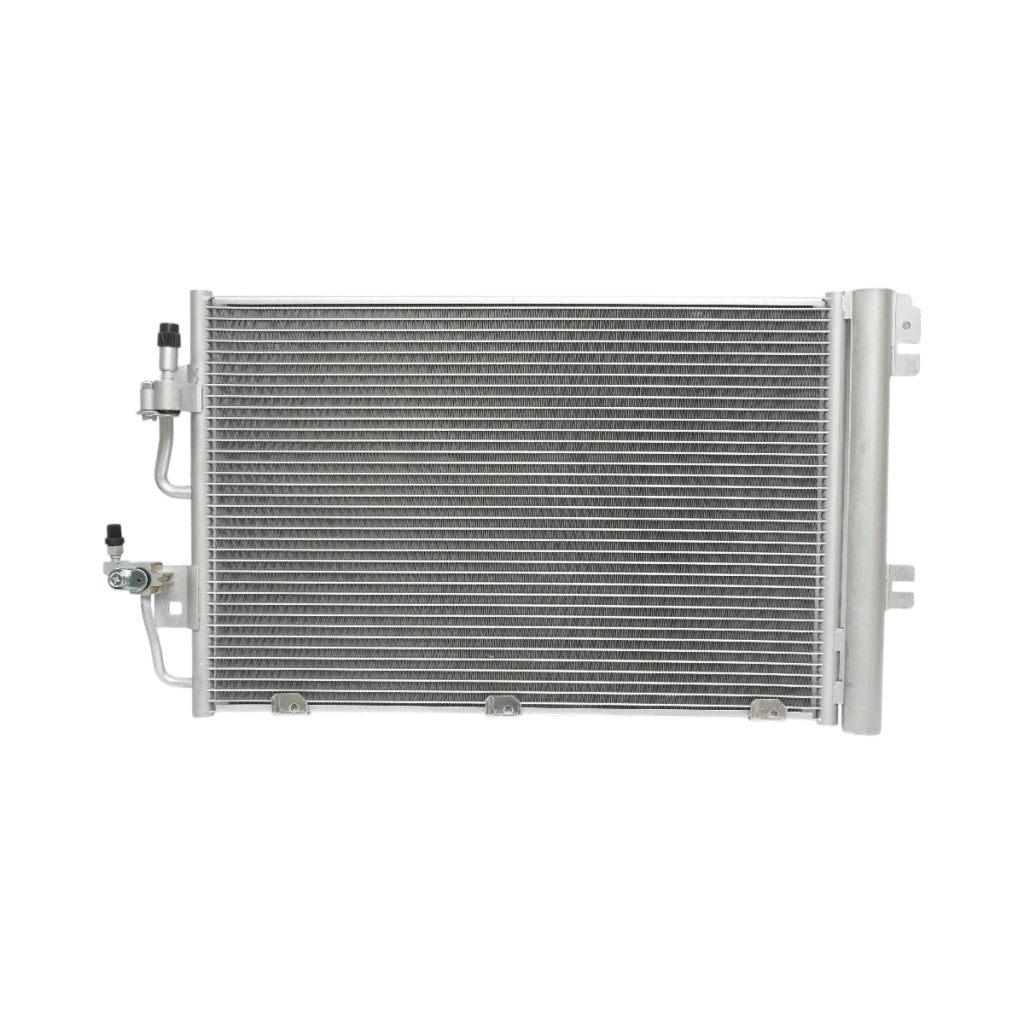 Radiatore climatizzazione (condensatore AC) – Opel Astra H, Zafira Dimensioni: 545 × 380 × 16 mm Codici OEM compatibili: 1924005336, 13129192, 1850096, 52400555, 93178958