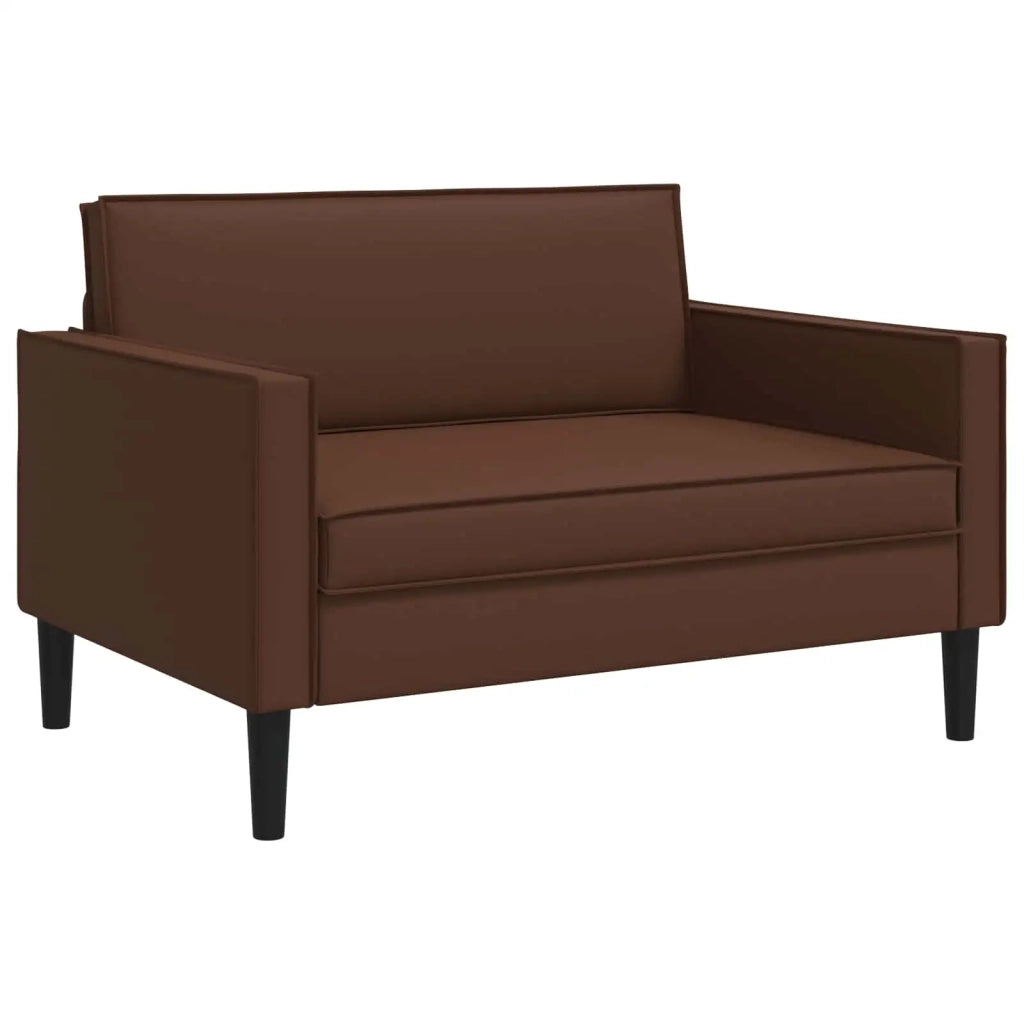 Poltrona XXL Marrone Similpelle 42043531