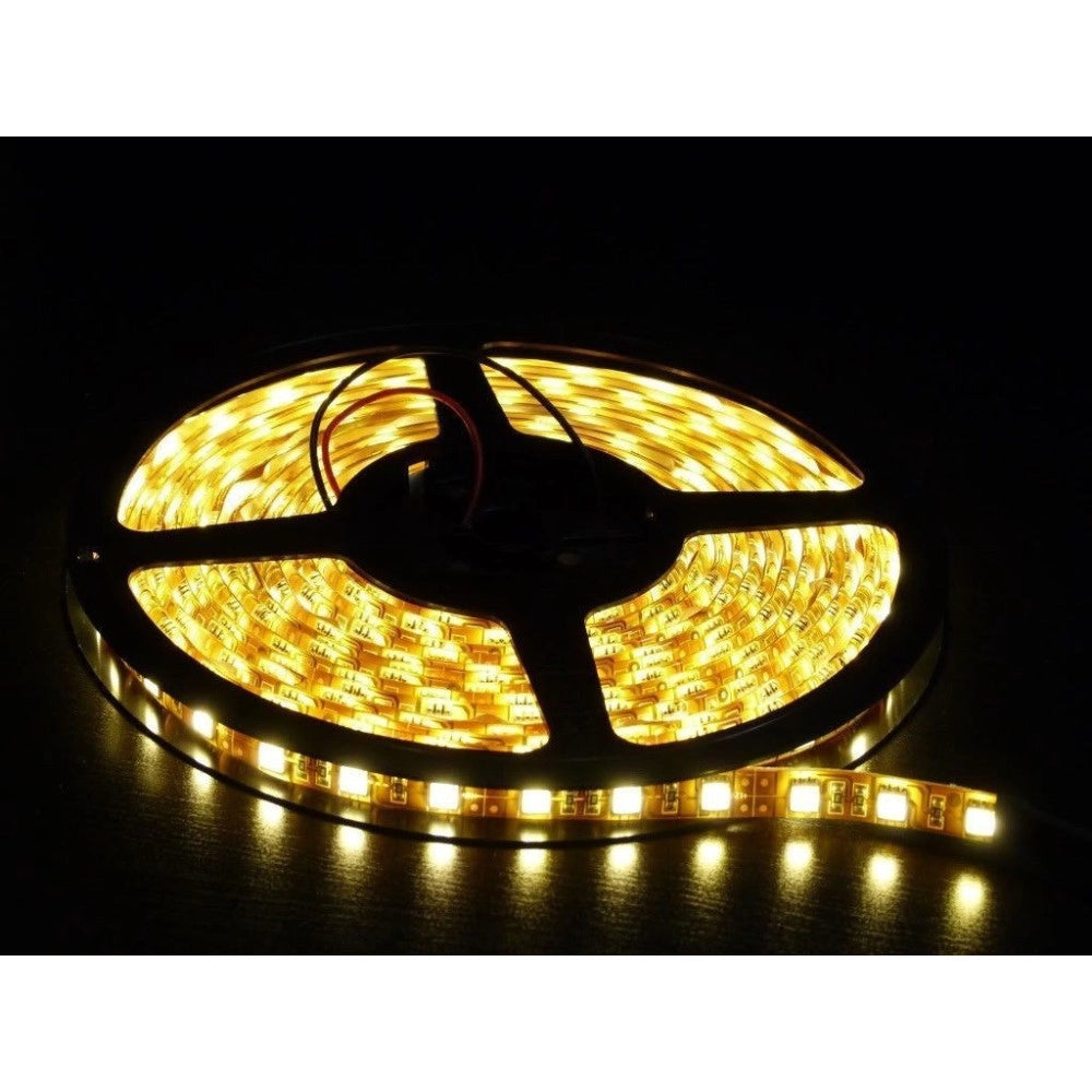 Trade Shop - Strip Smd Bobina Striscia Led 5050 Flessibile 5mt Adesiva Interno Esterno Ip65 -