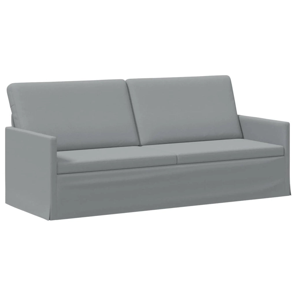 Set di divani 2 pcs Grigio Chiaro Tessuto 3433162
