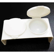 Trade Shop - Set 2 Contenitori Doppio Astuccio Porta Lenti A Contatto Lens Morbide Rigide -