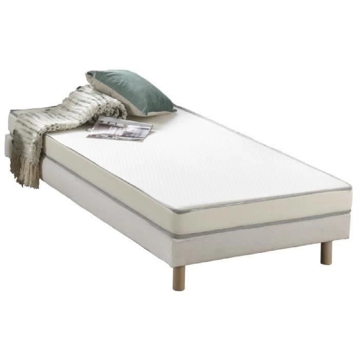Materasso in schiuma 90 x 200 - Comfort costante - Spessore 12 cm - Consegnato arrotolato - DEKO DREAM Kietoa