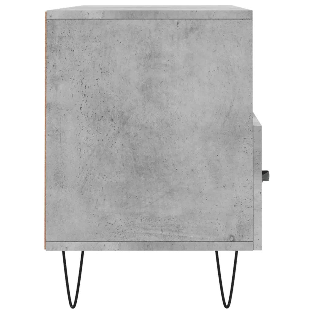 Mobile Porta TV-Mobile per TV-Credenza TV Grigio Cemento 102x36x50 cm Legno Multistrato 343445
