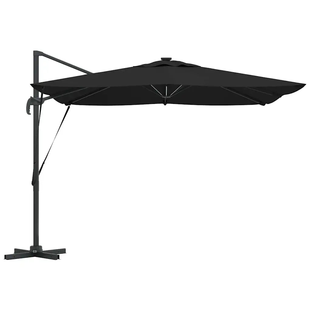 Ombrello | Parasolne Nero 286 x 284 x 270 cm Alluminio e Poliestere