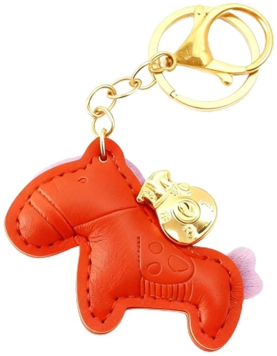 Sostituto di chiave per cavalli - Disegno unico - Amanti degli animali - Materiale PU - Manuale - Modello carino - Sostituto di chiave per auto