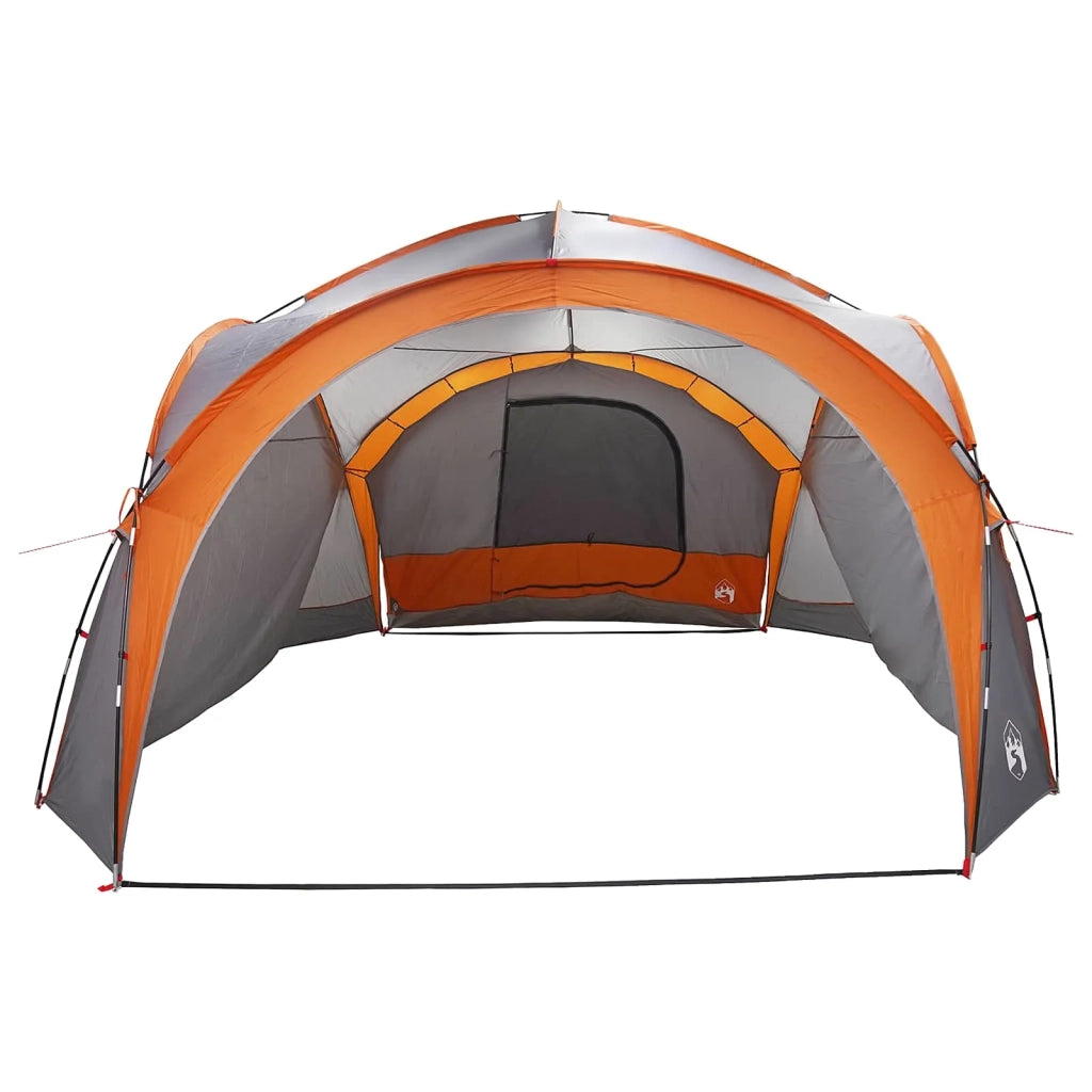 Tenda Laterale con tetto Grigio e arancione 410 x 410 x 250 cm 42028683