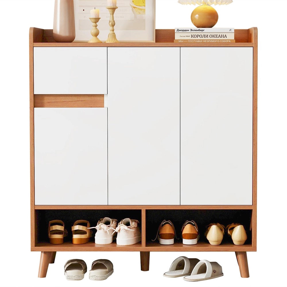 Cassettiera con Ripiani Regolabili ¨C MINIMAL ¨C Legno Massello, 90x99x35 cm