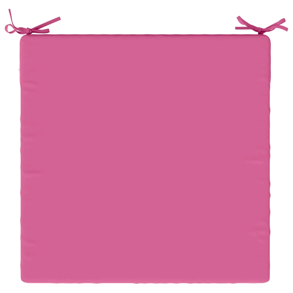Cuscini per Sedia in 4 Pezzi SOEST 4 pz 100% Poliestere Rosa 945098
