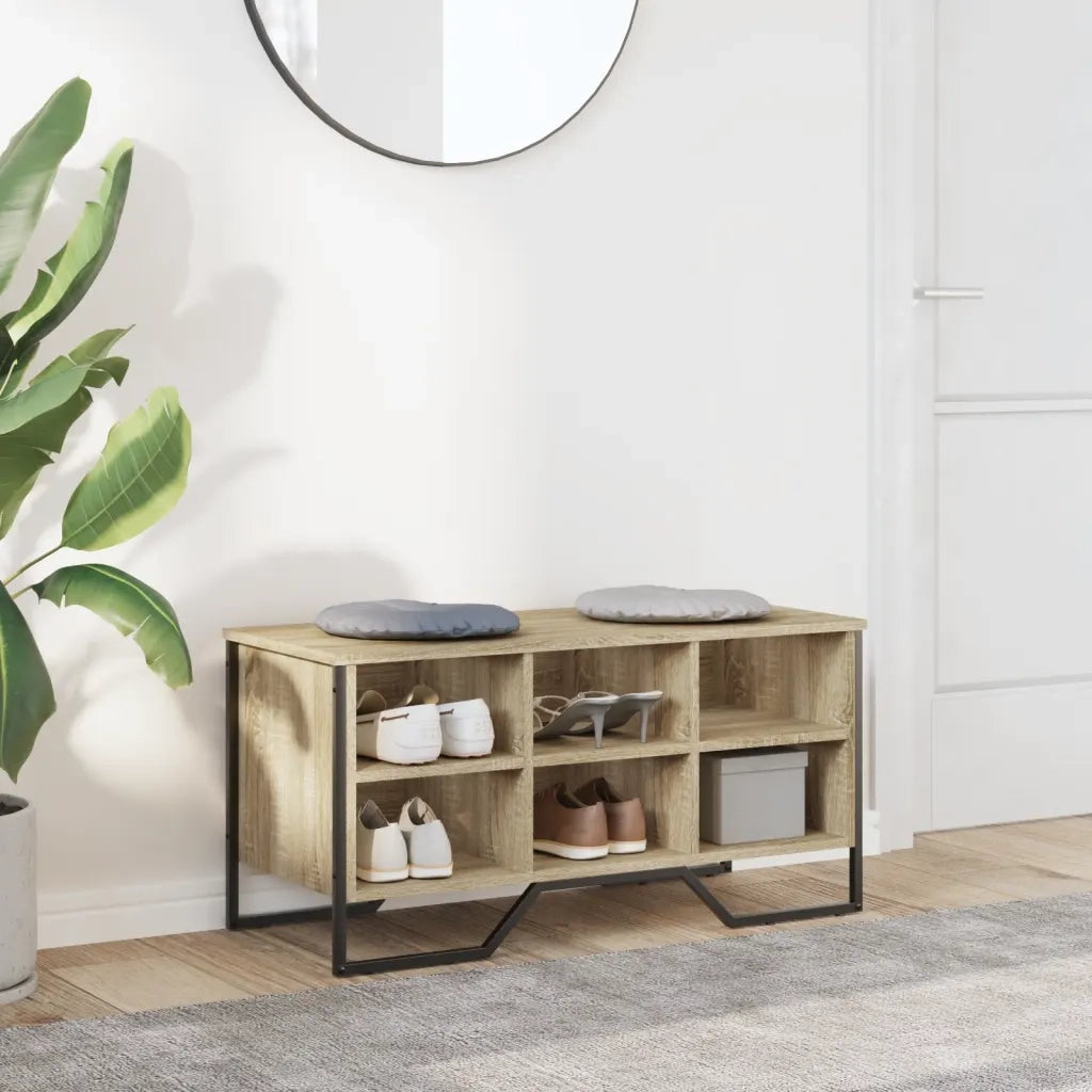 Scarpiera | Mobile per scarpe Rovere Sonoma 90x38x45,5 cm in Truciolato