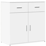 Buffet credenza cassettiera armadio mobile contenitore organizer per cucina soggiorno salotto 79 x 38 x 80 cm legno ingegnerizzato bianco 02_0030506