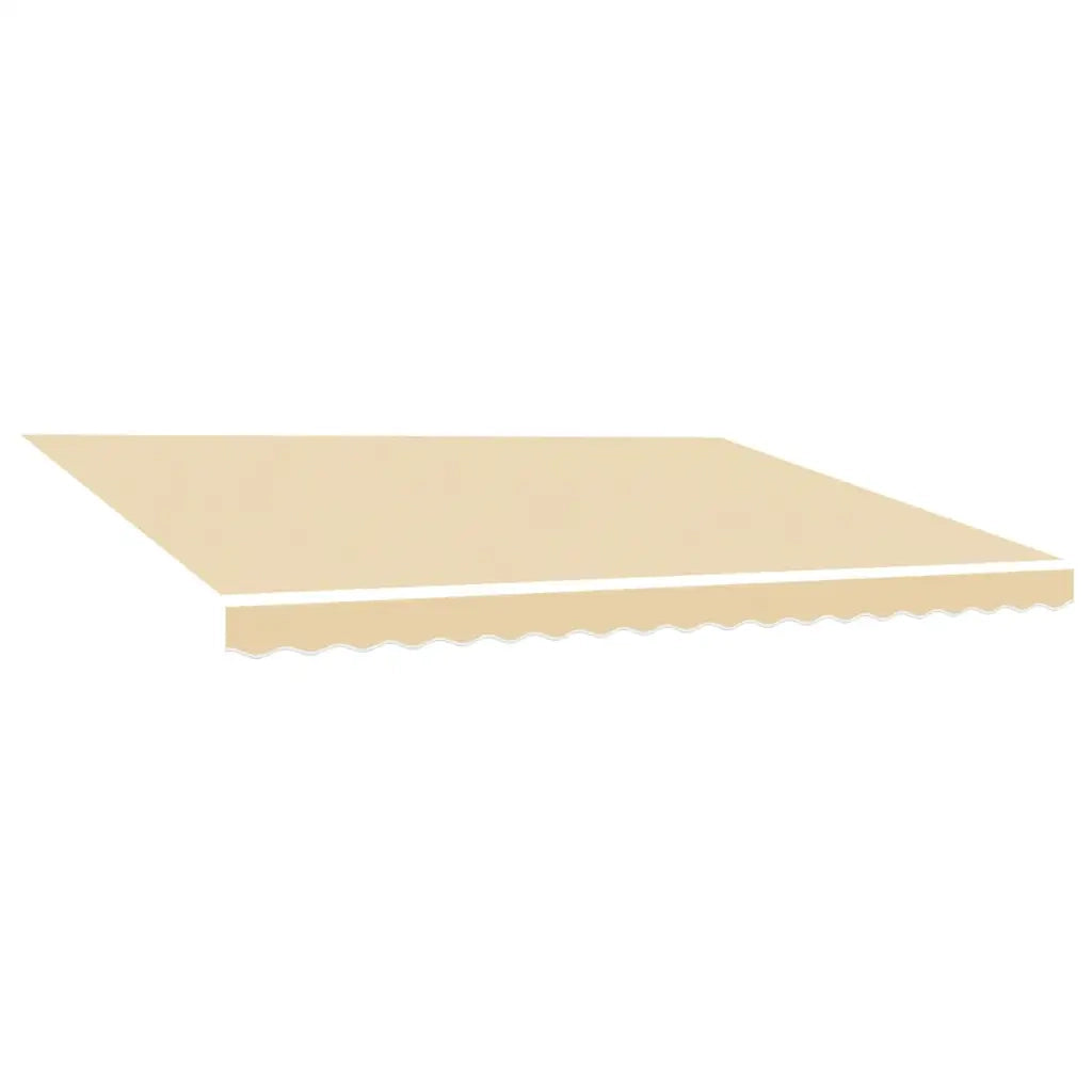 Tessuto di Ricambio per Tenda da Sole Crema 400x300 cm Poliestere 141014
