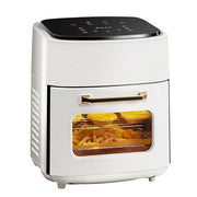 Trade Shop - Friggitrice Ad Aria Multifunzione Forno 15lt Senza Olio Cestello Antiaderente 10 Programmi -