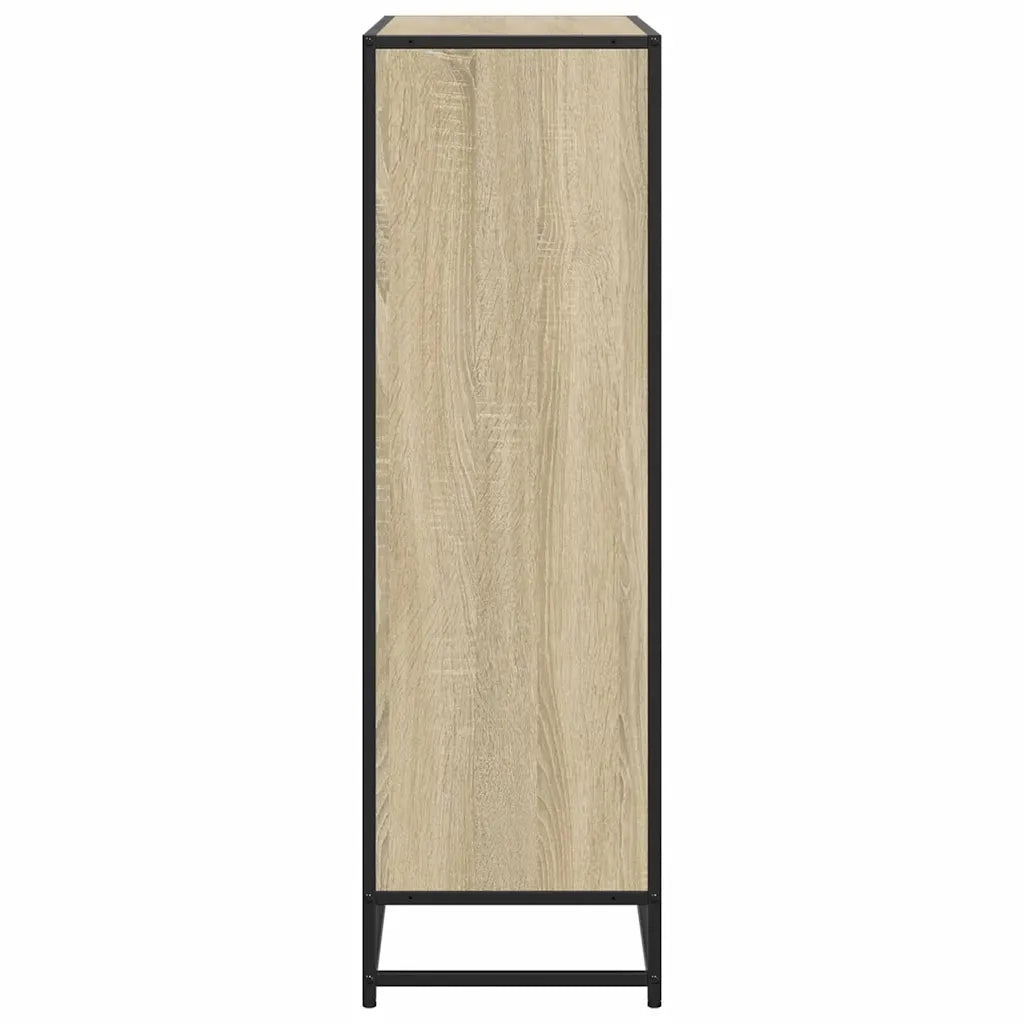 Libreria Rovere Sonoma 97,5x33x107,5 cm Multistrato e Metallo 3300861