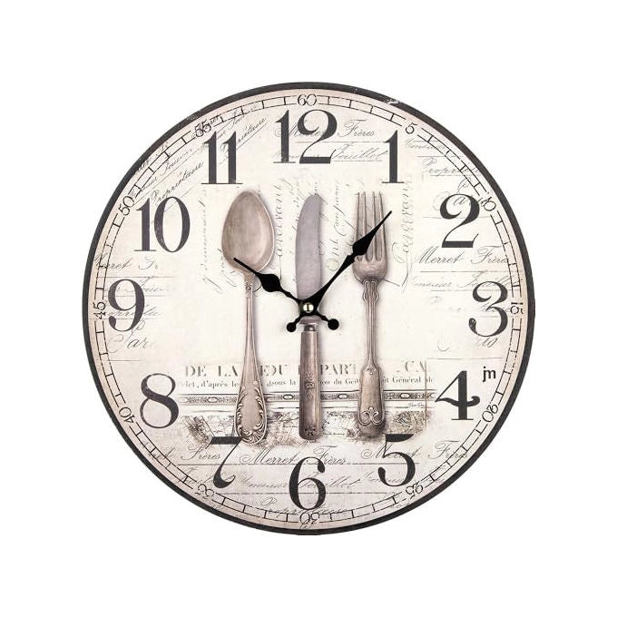 Lowell Orologio da Parete Trendy Legno