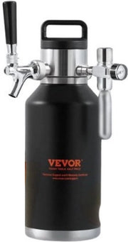 Dispensatore di birra portatile - Sistema di dispensa - 3,8 Litri - 4 ore di birra fredda - 19 cm x 19 cm x 37 cm