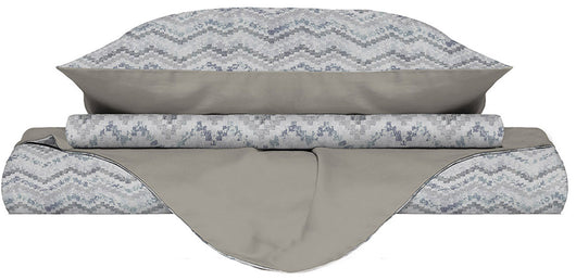 Copripiumino Singolo con Federe Stampato Jakarta