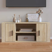 Mobile per TV Rovere Sonoma 100x35x40 cm Legno Multistrato cod mxl 26681
