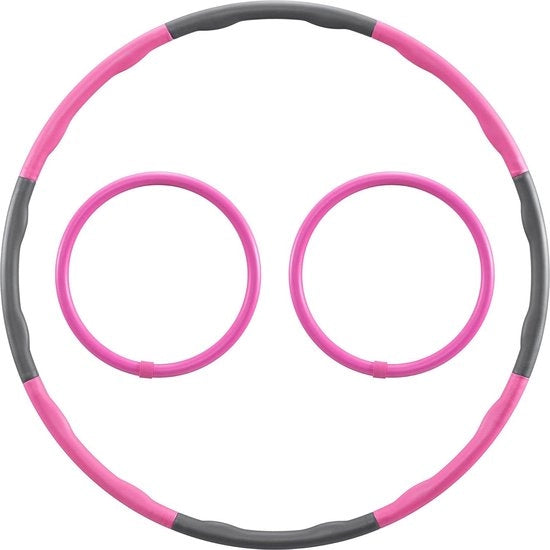 Set di Hula Hoop Adattabile per Allenamento - 3 Salti con Hula Hoop per Sviluppo di Spalle e Braccia - Include 2x Mini e 1x Hula Hoop Adattabile 

Modello: FH-001
Materiali: Plastica e Metallo
Dimensioni: 30-60 cm
Peso: 0,5 kg
Colore: Multicolore