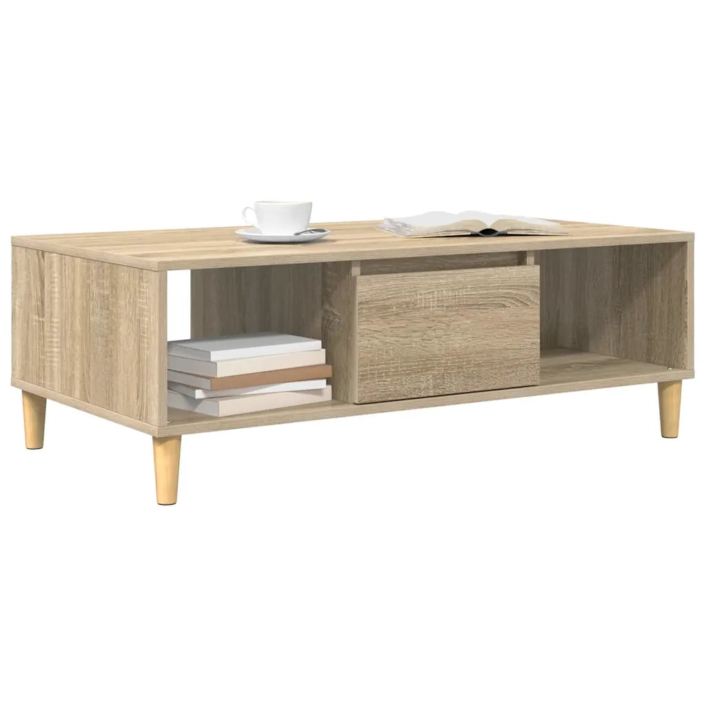 Tavolino da salotto Rovere Sonoma 102 x 55 x 35 cm 876191