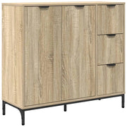 Credenza | Madia | Buffet da pranzo | Armadio da pranzo Rovere Sonoma 89,5 x 33 x 82 cm Legno multistrato