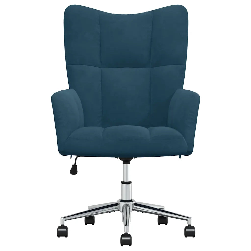 Poltrona Relax Blu in Vellutocod mxl 125844
