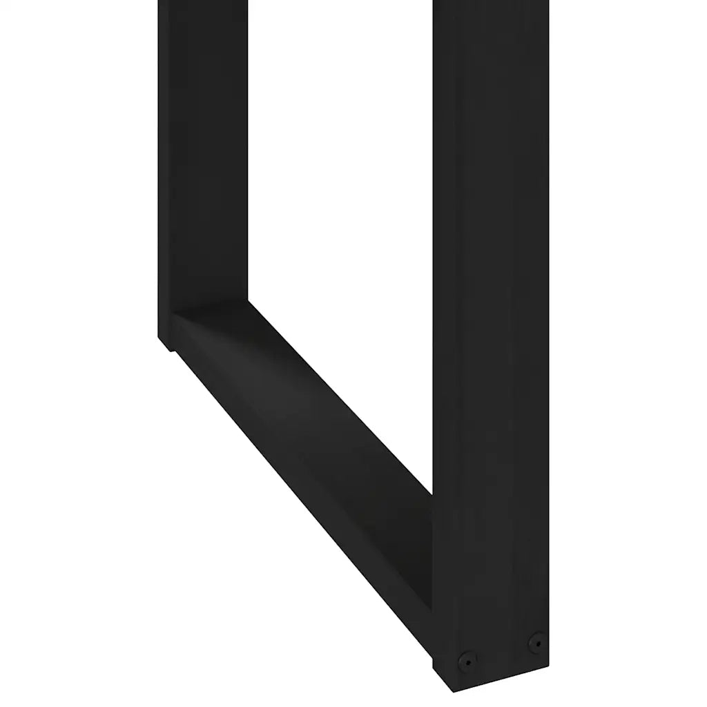 Tavolo Pranzo NOAIN Gambe a Forma U 180x90x75 cm Legno Massello