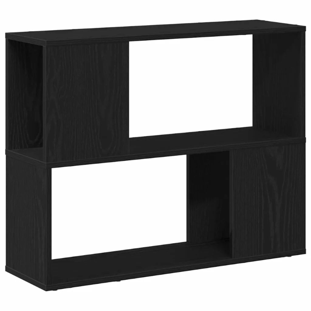 Set mobile TV Rovere Nero 80 x 24 x 63 cm Legno multistrato 862695