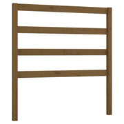 Testiera | Testata per Letto ambra 106x4x100 cm in Legno Massello di Pino