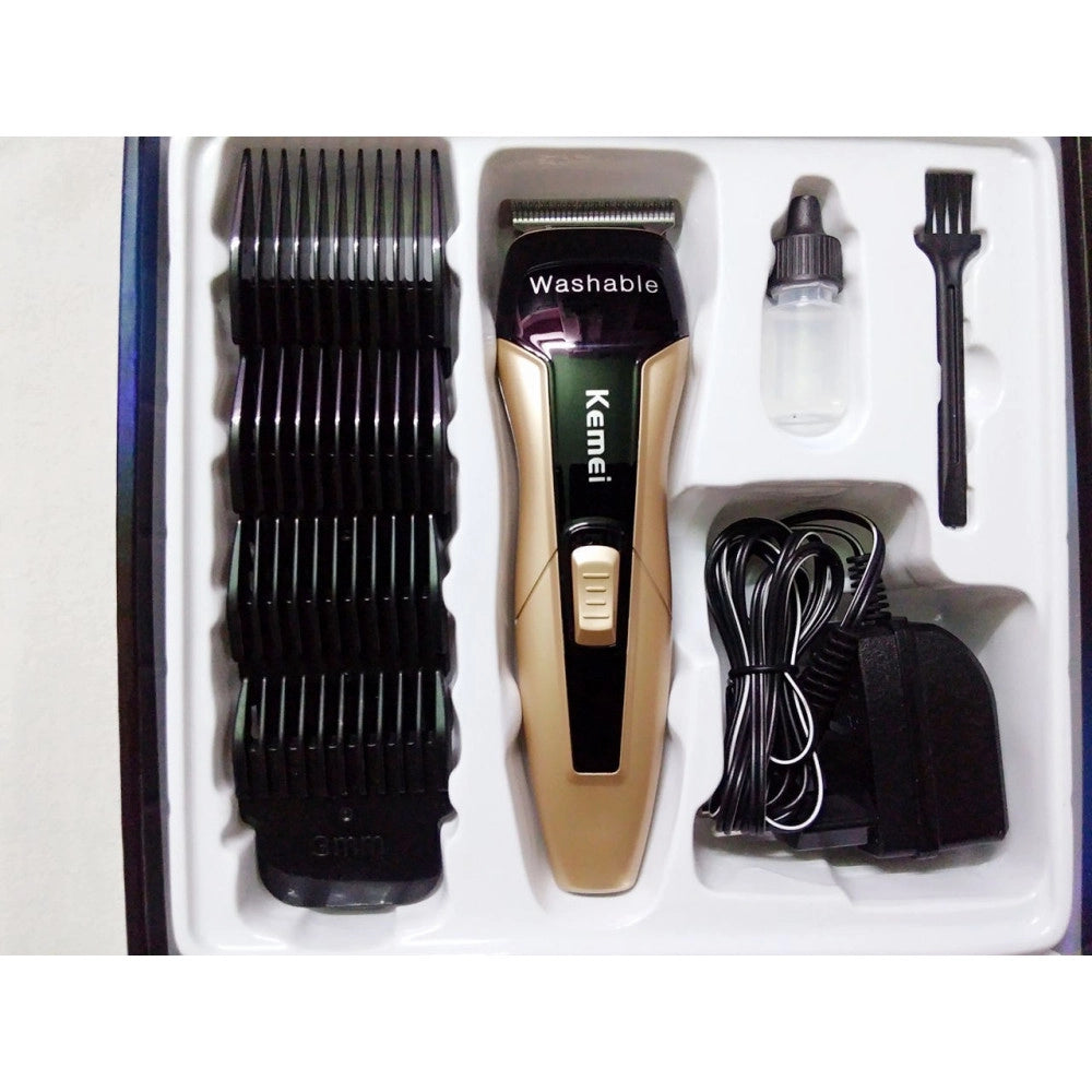 Trade Shop - Taglia Capelli Rasoio Regola Barba Elettrico Ricaricaricabile Impermeabile -
