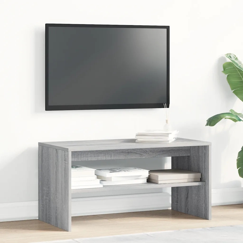 Mobile Porta TV Grigio Sonoma 80x40x40 cm in Legno Multistrato 859114