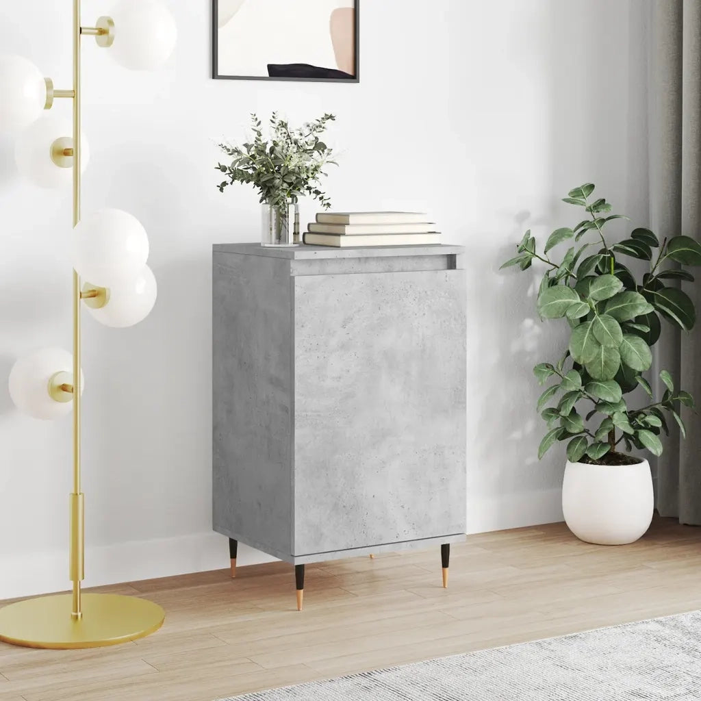 Credenza Grigio Cemento 40x35x70 cm in Legno Multistrato 831044