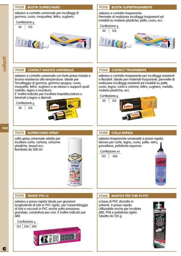 12pz pattex mastice universale gr.125 cod:ferx.4019