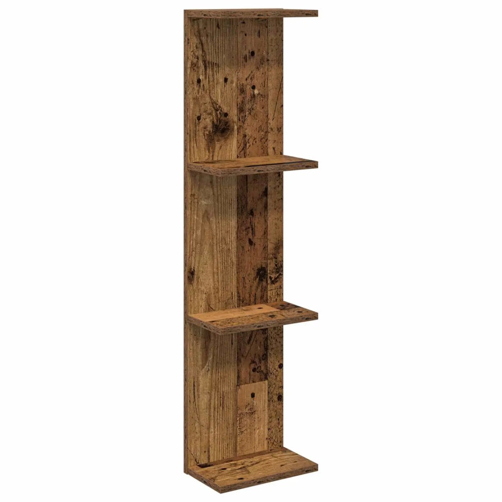 Scaffale da parete Legno antico 22 x 15 x 100 cm 8012448