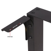 Base per tavolo 70x72 cm verniciatura a polvere nero Telaio per tavoli gambe tavolo