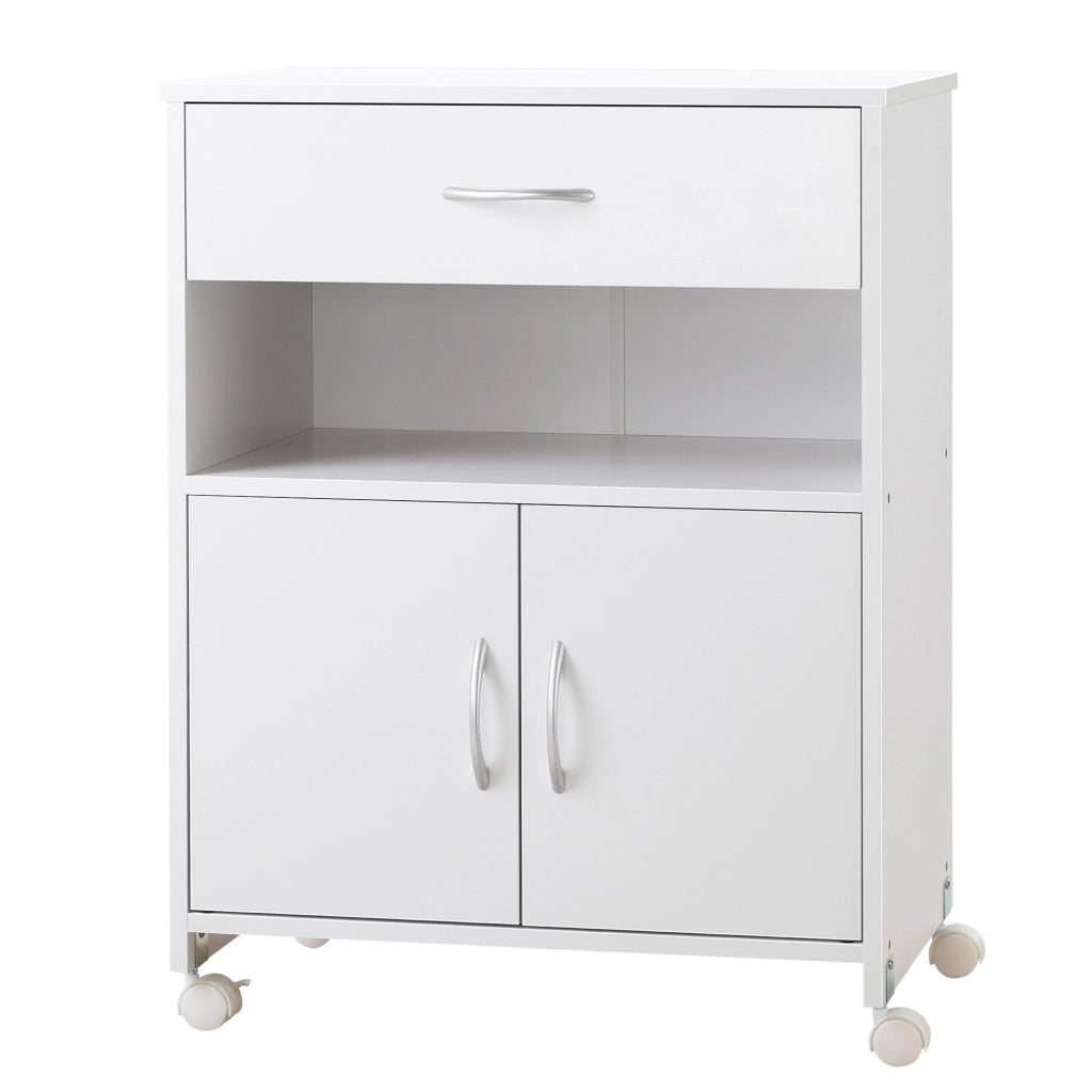 Armadio per ufficio con ruote ¨C zephmum ¨C bianco 60x39x80 cm