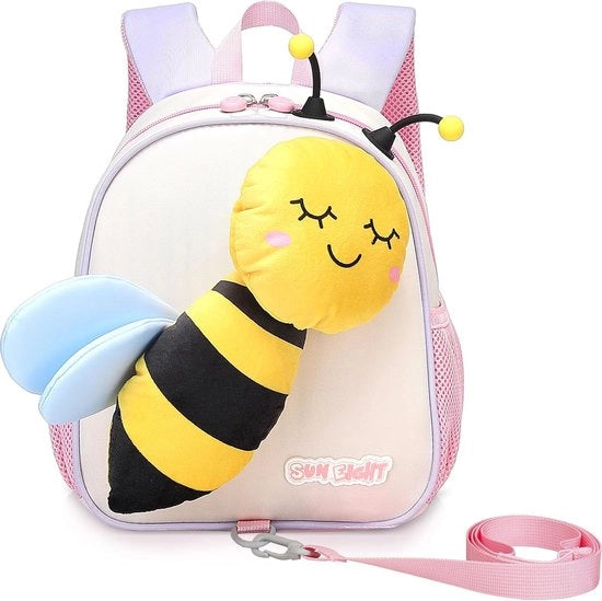 Ragazze e ragazzi zaino per bambini zaini per la scuola zaini per asilo nido con cartoon animali per bambini da 3 a 5 anni, colore blu scuro, Casual