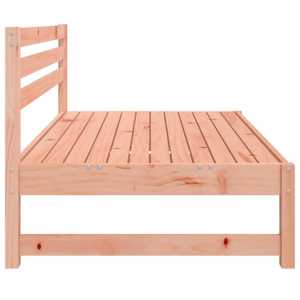 Divano componibile-Divani Centrali Giardino 2pz 120x80cm Legno Massello Douglas