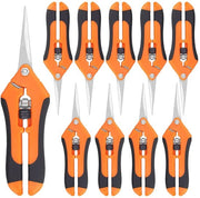 Snoeischaar per Giardino - 10 Pezzi - Fornello per Fiori - Snoeischaar Manuale - Maniglie Ergonomiche - Acciaio Inossidabile - 16,5 cm - Fornello per Giardino