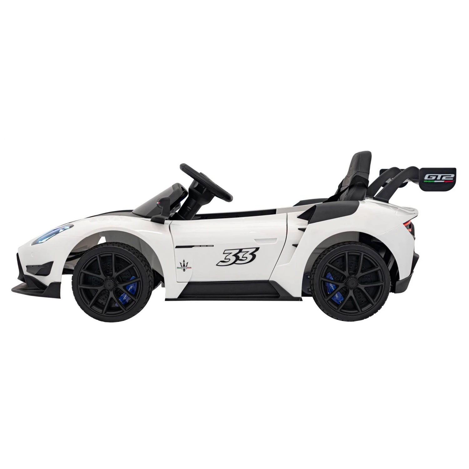 Macchina Elettrica per Bambini Licenza Ufficiale Maserati GT2 10,8V 5,4Ah Bianco