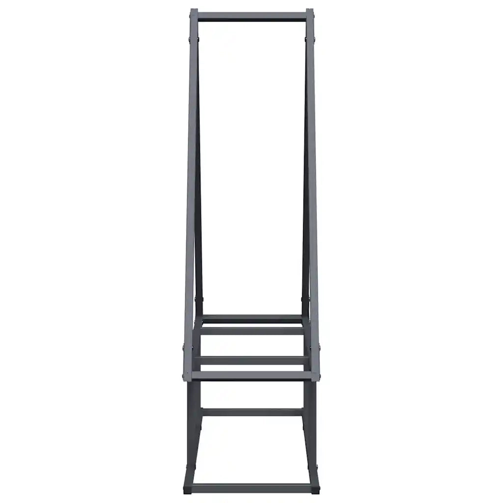 Rastrelliera per Legna da Ardere Antracite 80x25x90 cm CFW6709926