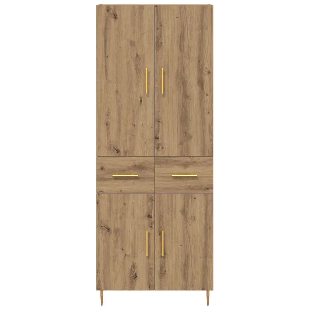 Credenza con cassetto Rovere artigianale 69,5 x 34 x 180 cm
